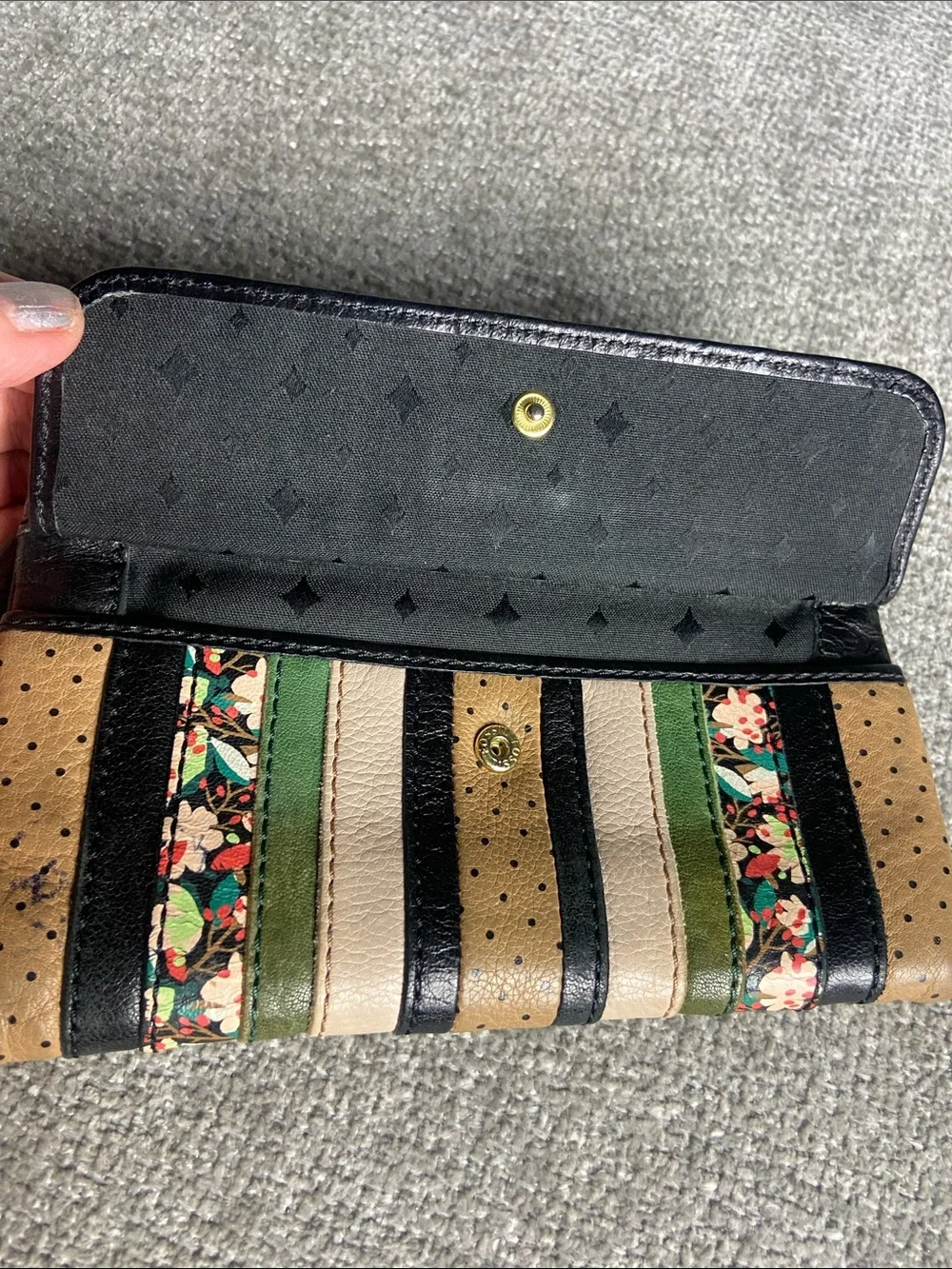 Fossil leather wallet